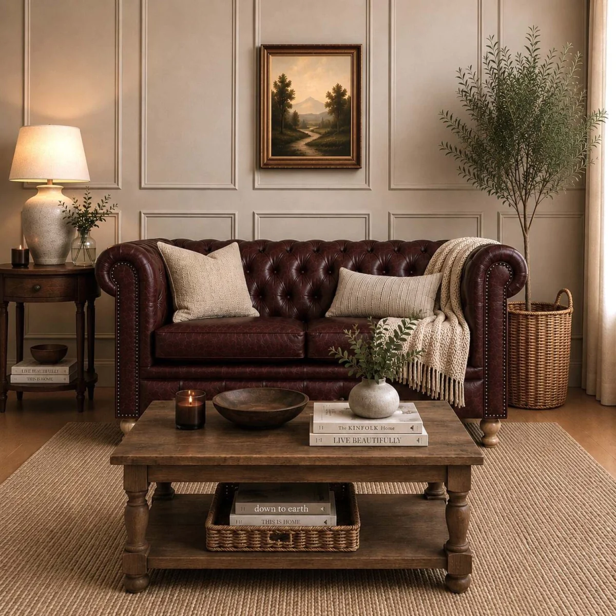 Kensington Leather 2 Seater Sofa - Ox Blood Red – image 2