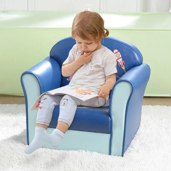Children Kid Sofa Set Space Series - Blue