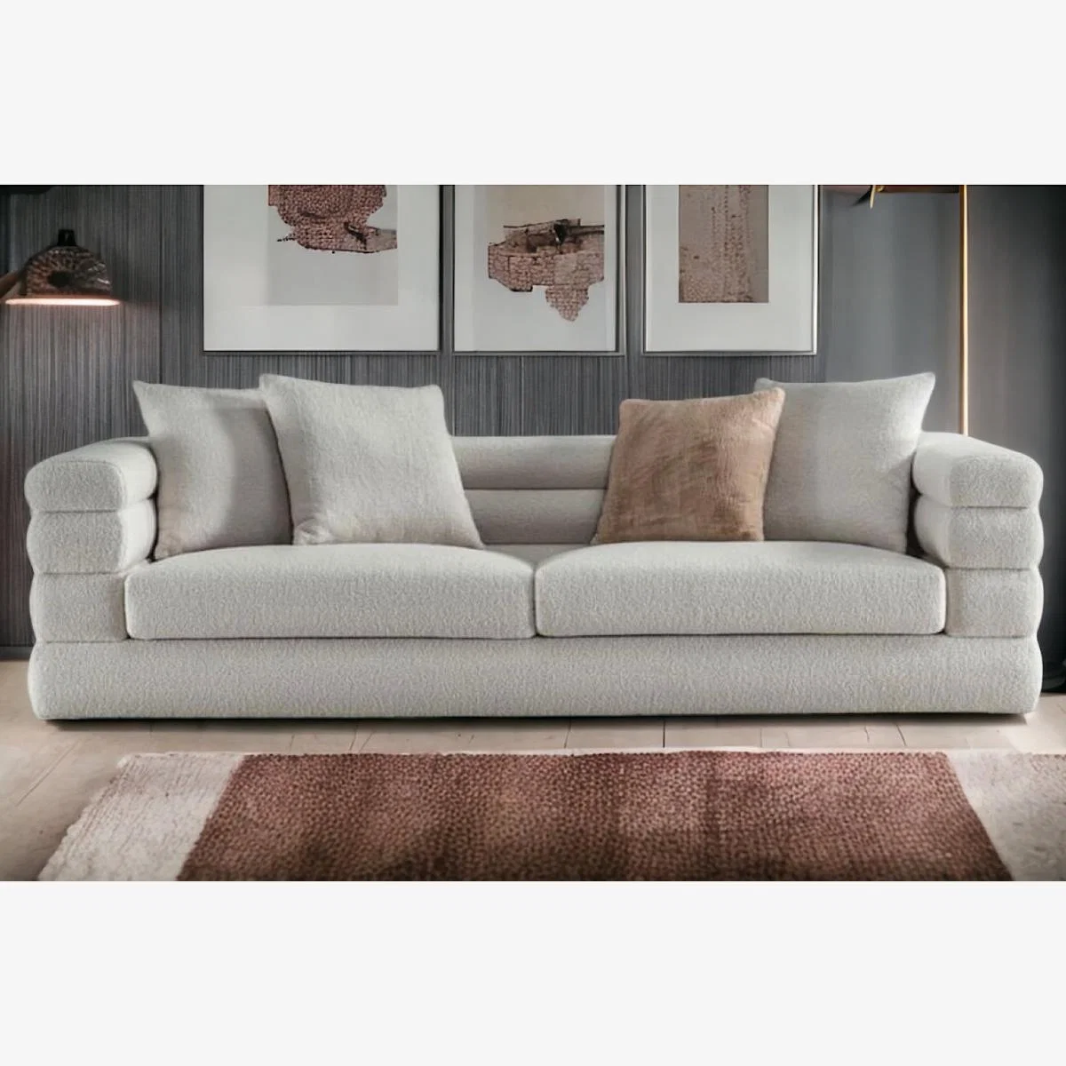 Teddy Boucle Luxury Sofa - Teddy Boucle / 3