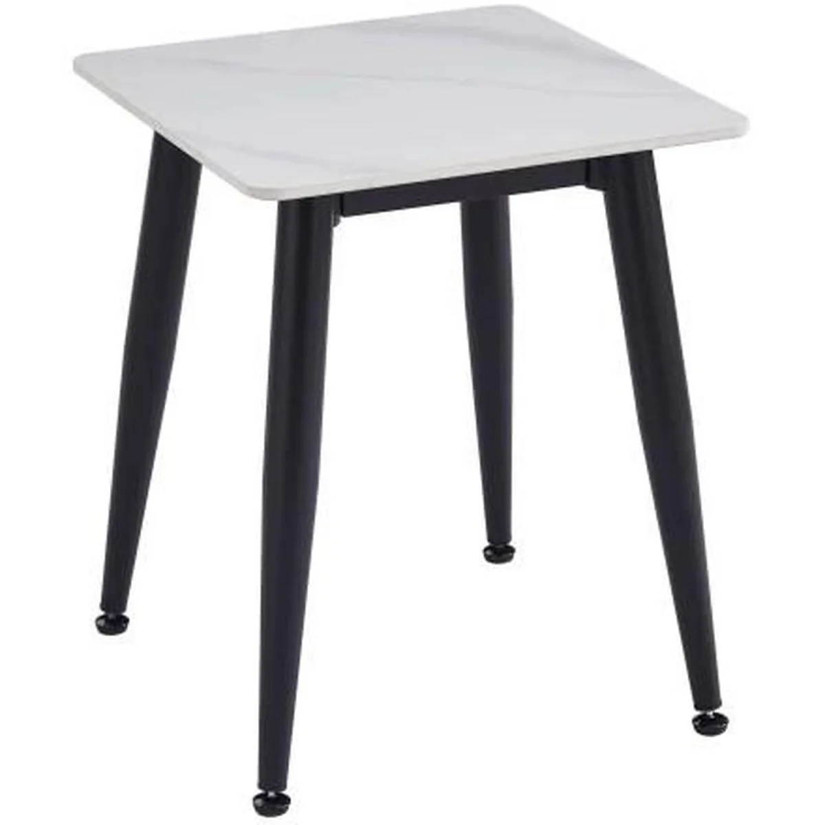FWStyle Monaco Sintered Stone Grey or White Sofa End Lamp Table - White – image 3