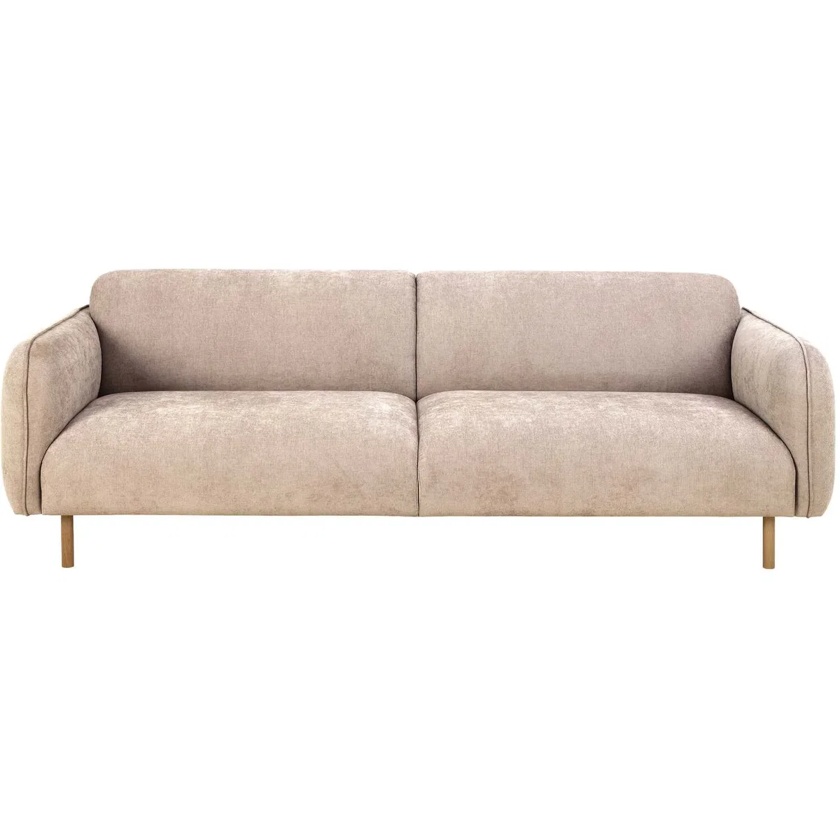 Cambridge Set of 2 3 Seater Sofas in Fire Resistant Fabric with Legs - Beige – image 3