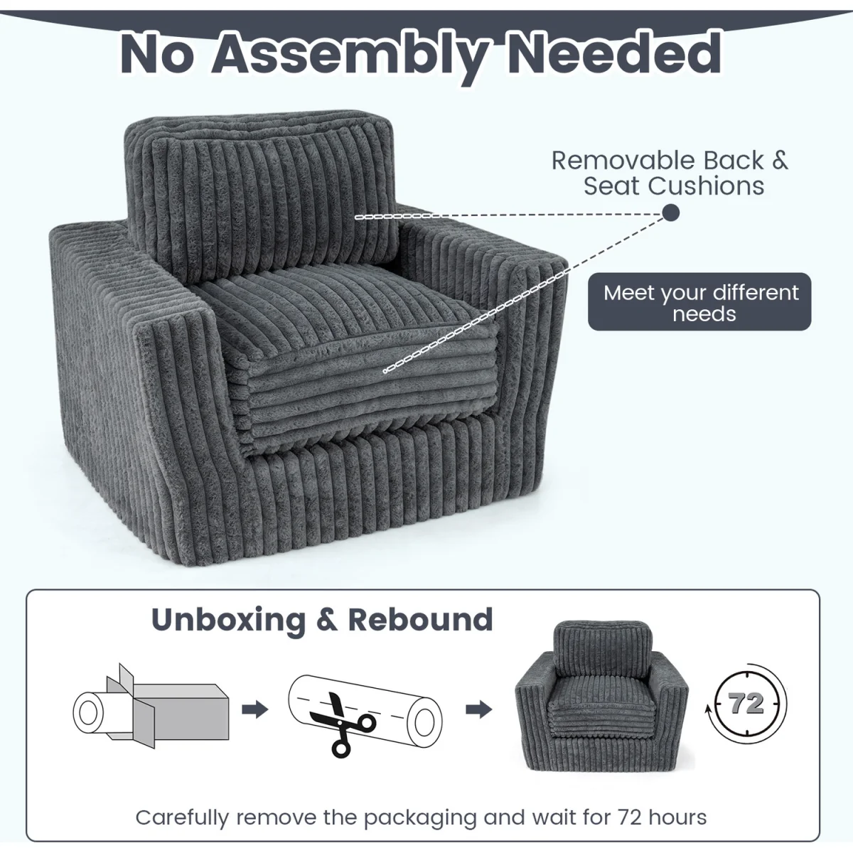 Single Foam Sofa – image 7