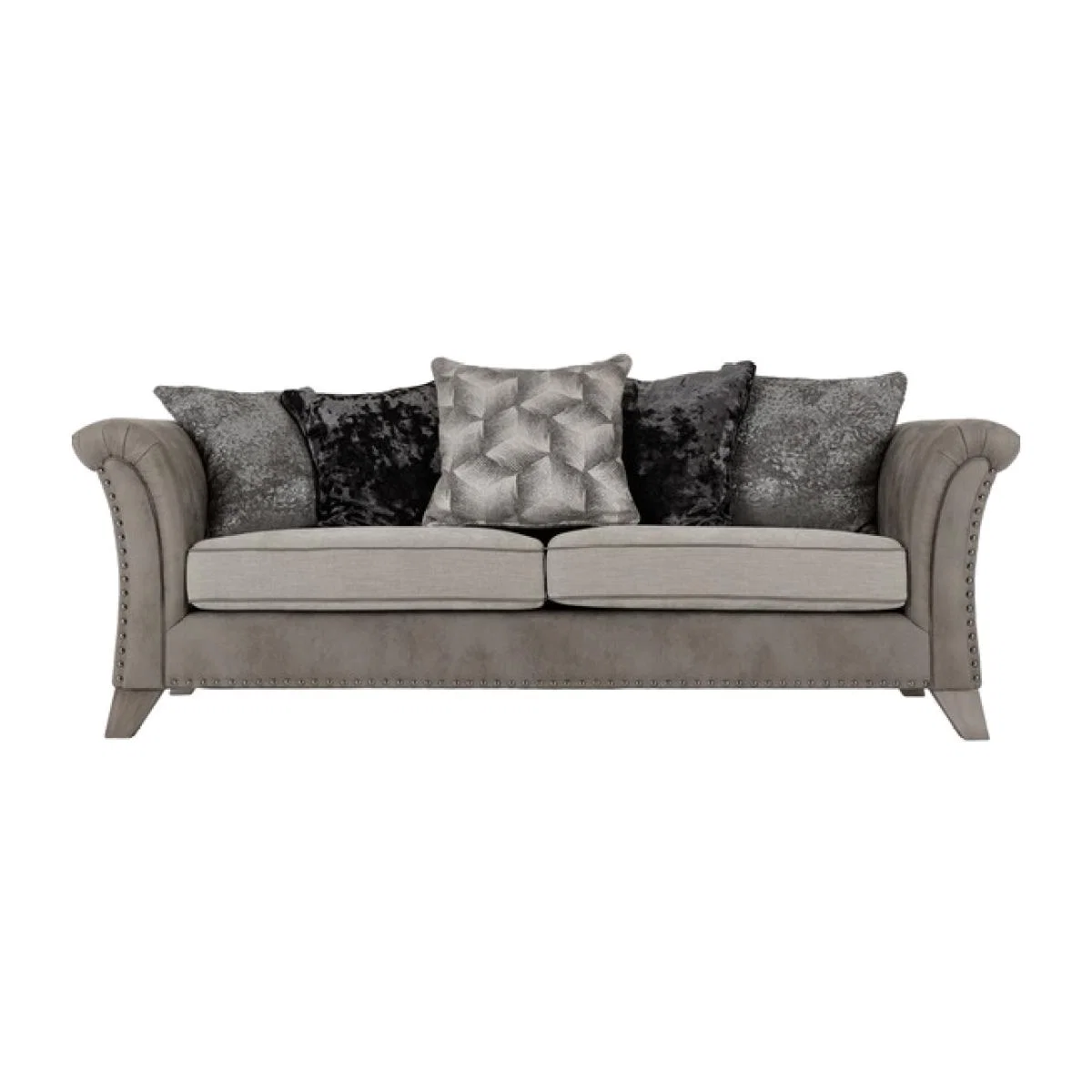 Grace Sofa - Silver Grey fabric / 3