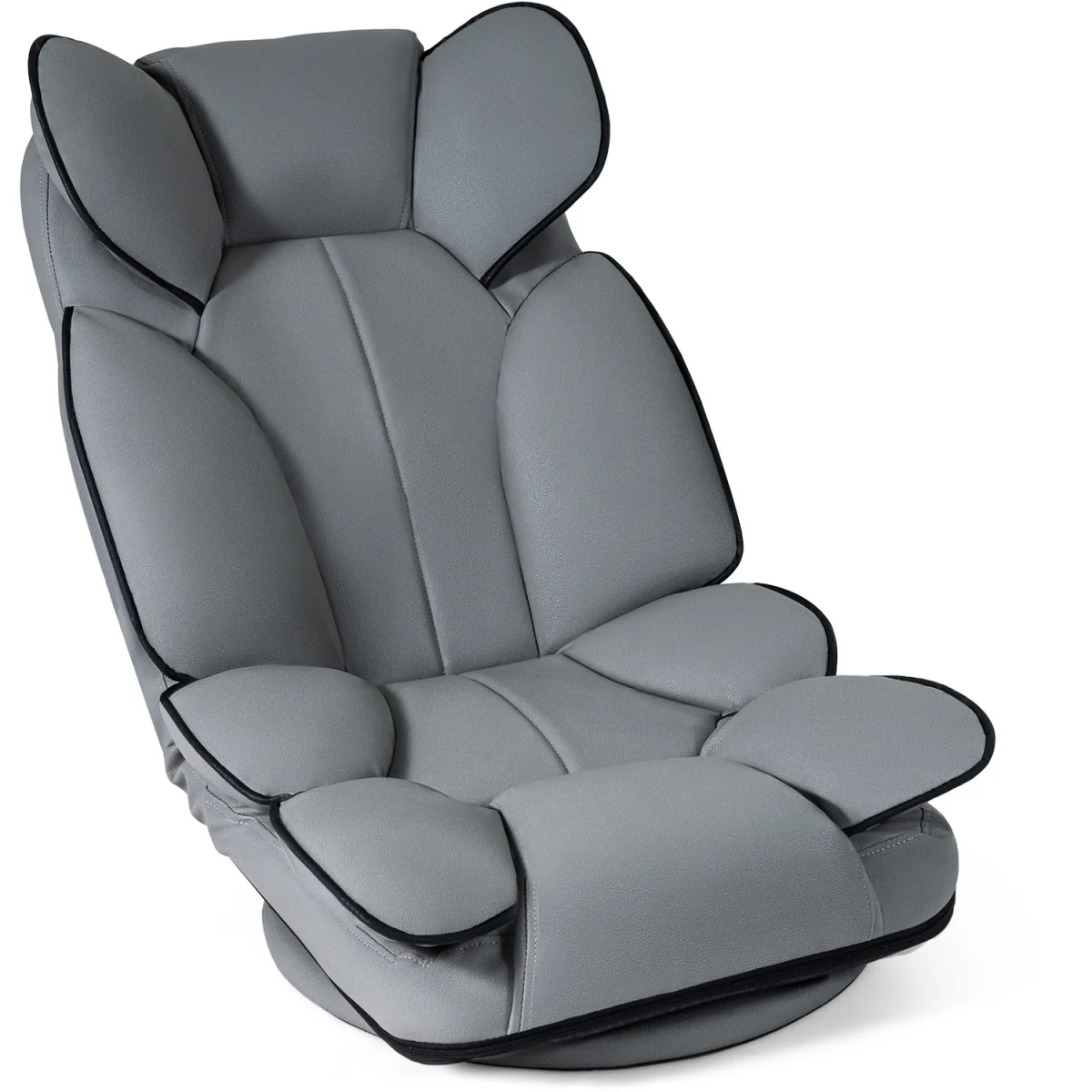 360 Degree Folding Lazy Lounger Couch-Grey - Grey – image 5
