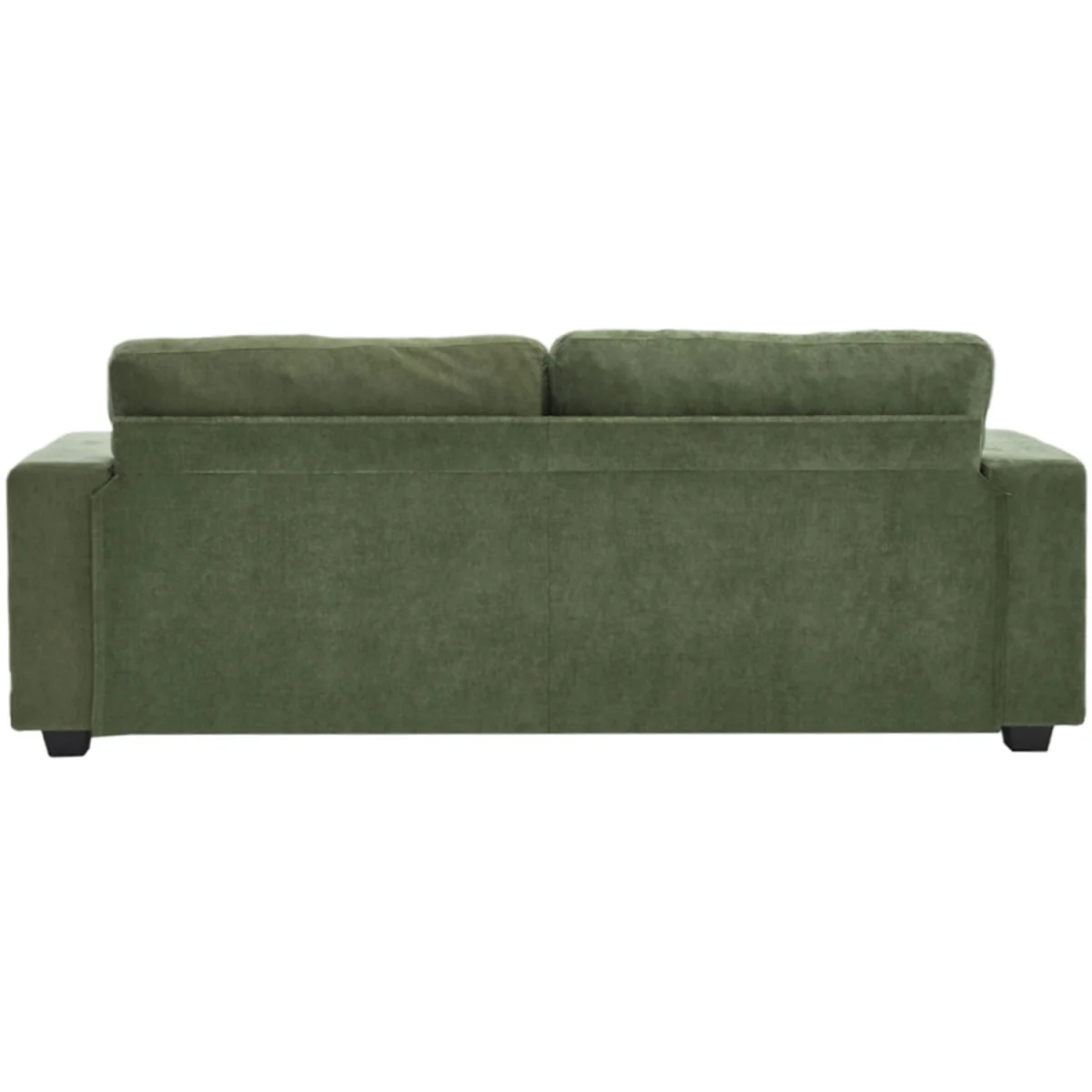 Modern Chenille Sofa with Built in Power Outlet - Green – image 10