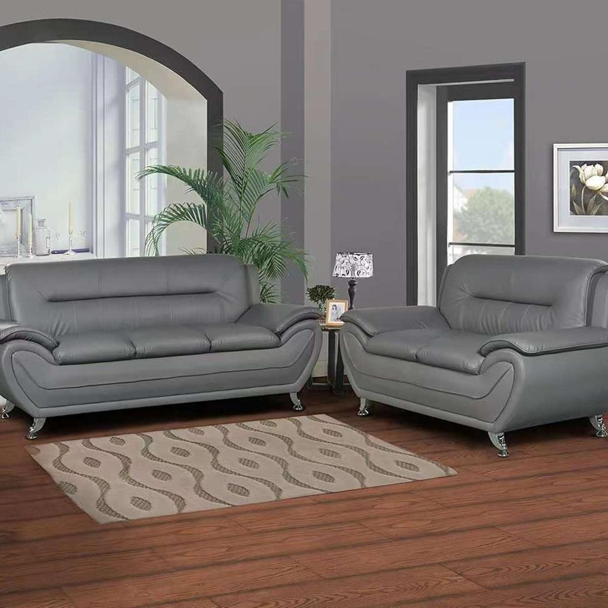 Eclipse Sofa Set 3 Seater Plus 2 Seater - Grey