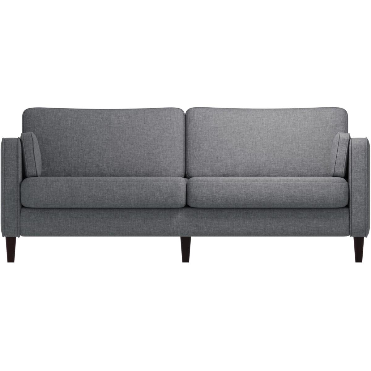Snowdonia 3 Seater Cushion Back Sofa - Light Grey - Silver – image 4