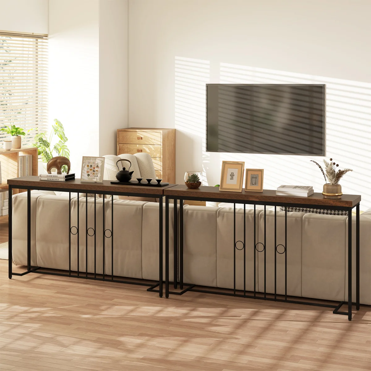 Behind Sofa Table - Brown – image 5