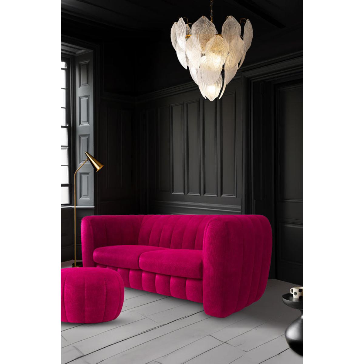 The Bowie Large Sofa In Luxe Kneedlecord Velvet Harry's Pink – image 3