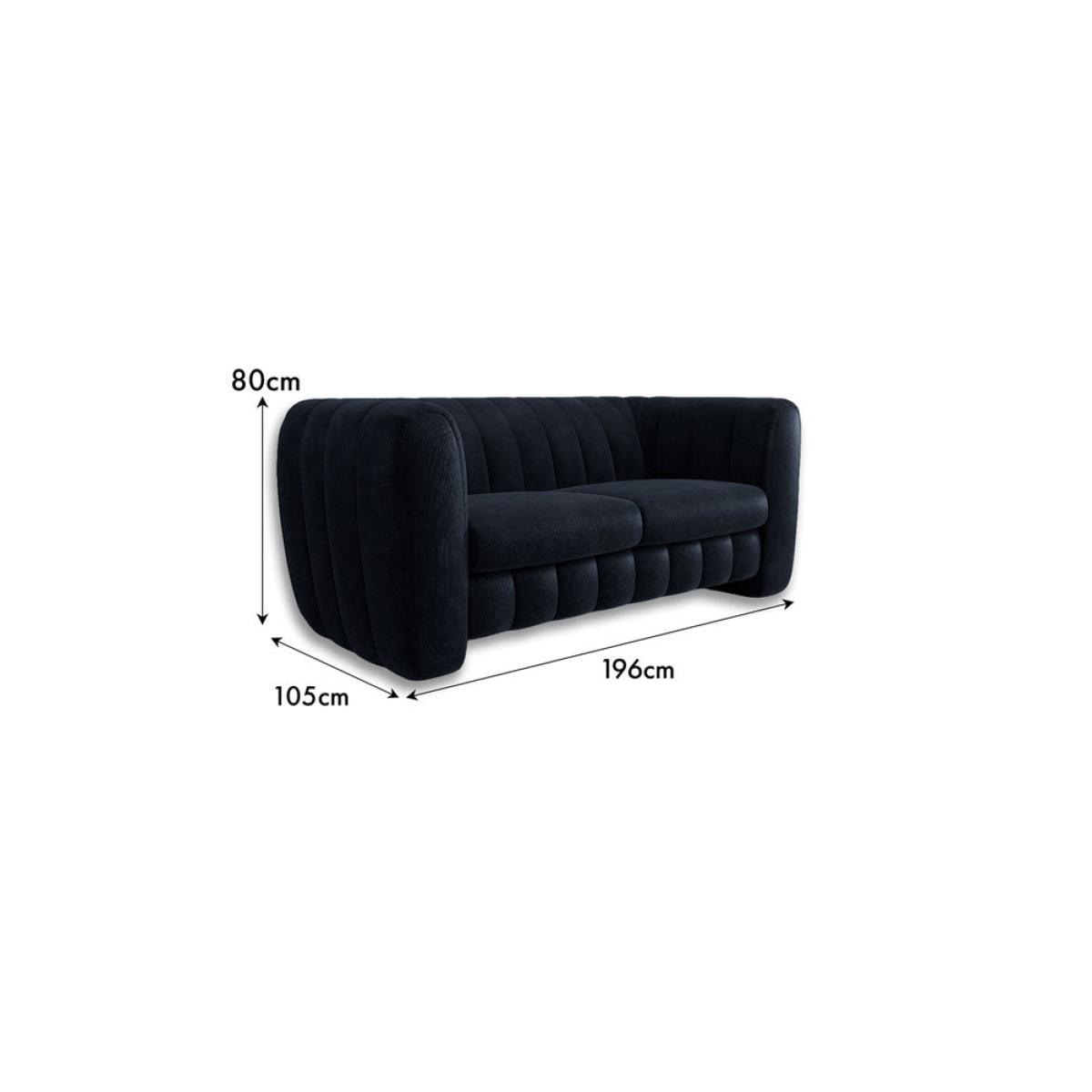 The Bowie Large Sofa In Luxe Kneedlecord Velvet Harry's Pink – image 5