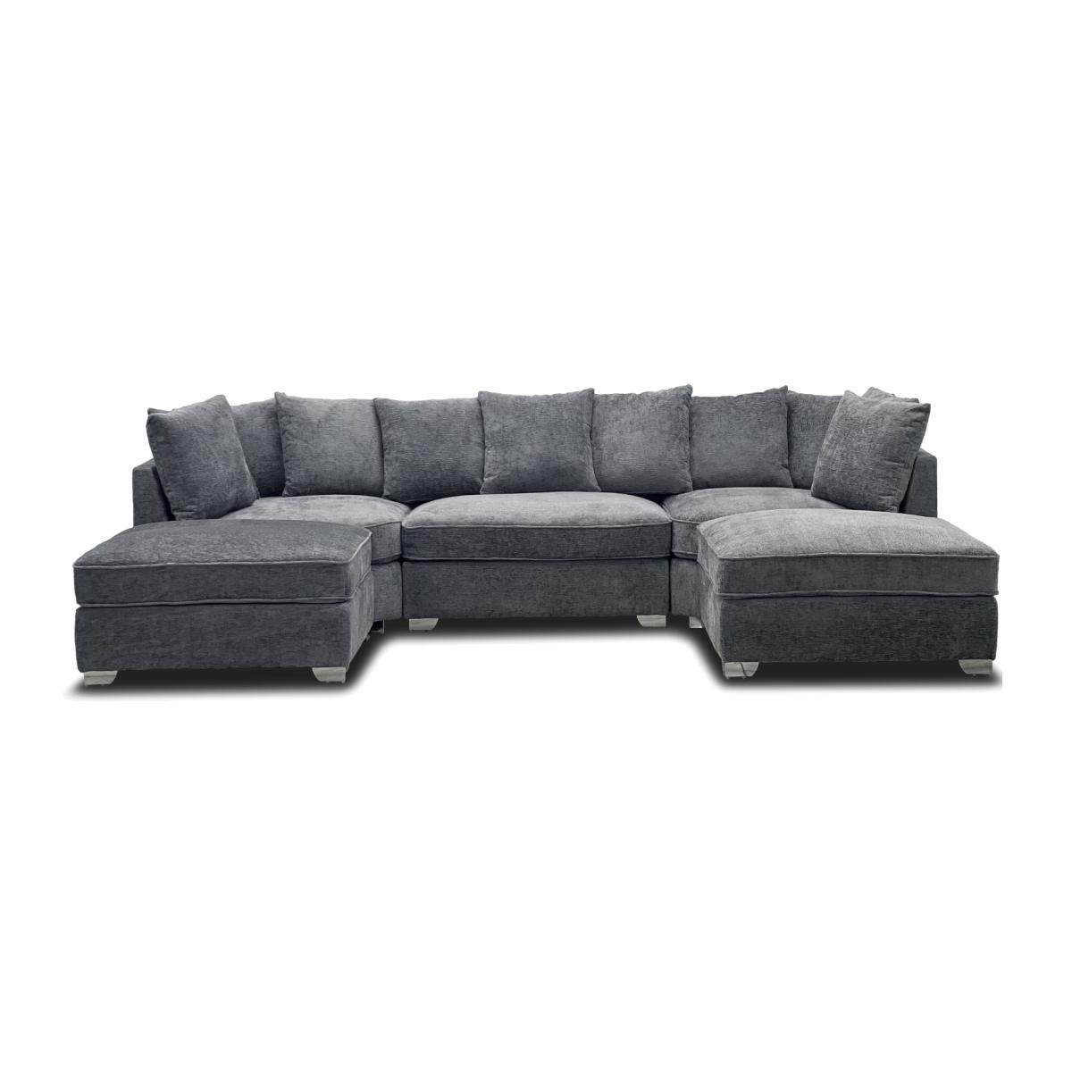 Bishop U shape Sofa - Grey