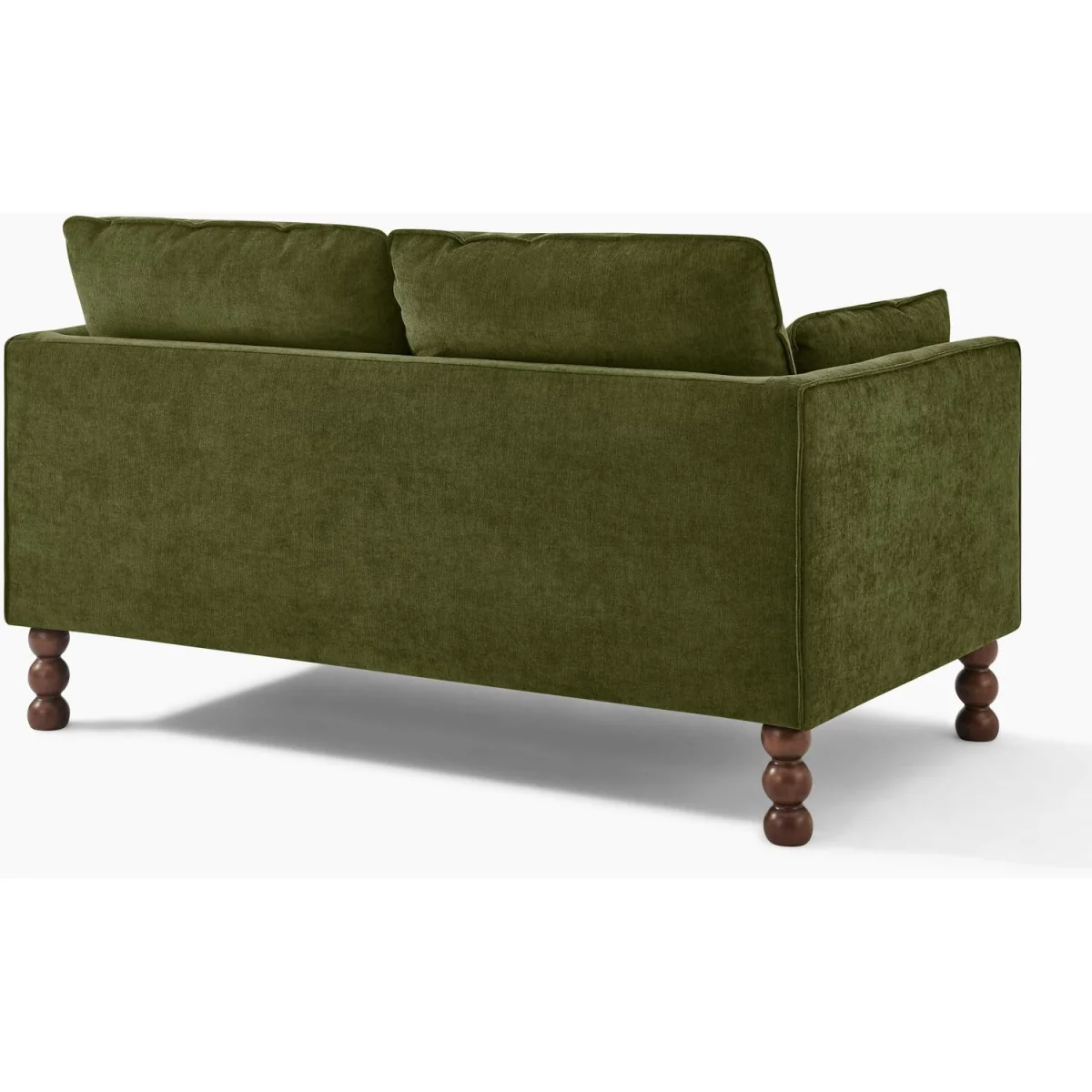 Monroe Chenille Fabric 2 Seater Sofa - Green – image 10