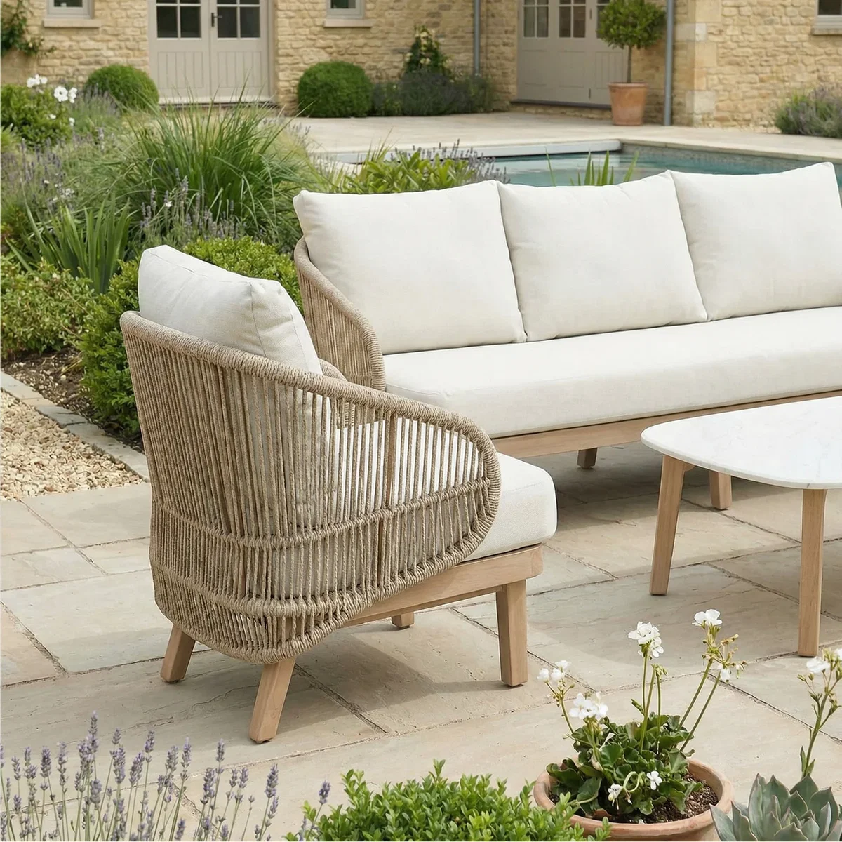 Fairford Lounge Sofa Set - Beige – image 7