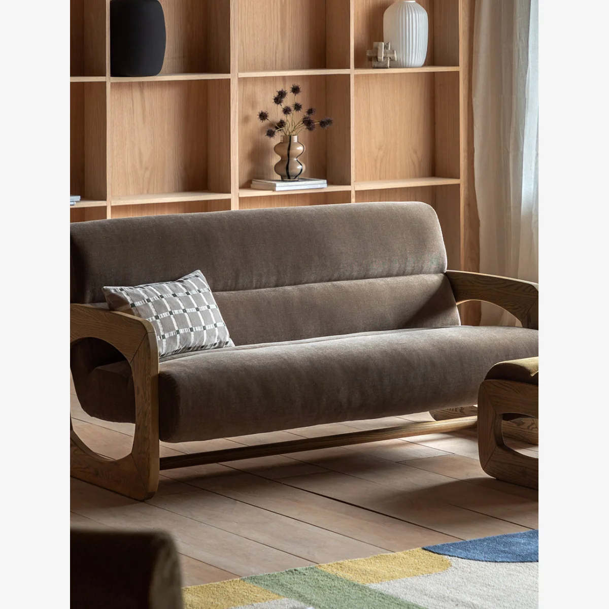 Cristobal Mocha 3 Seater Sofa – image 1