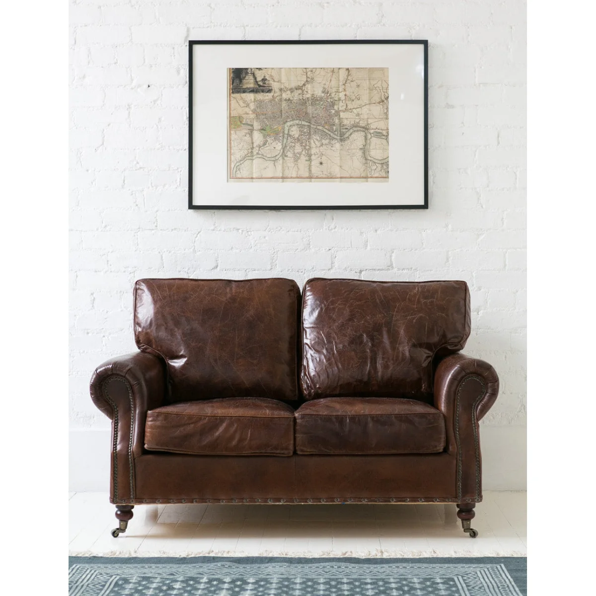 Vintage Leather Sofa - 2 Seater – image 3