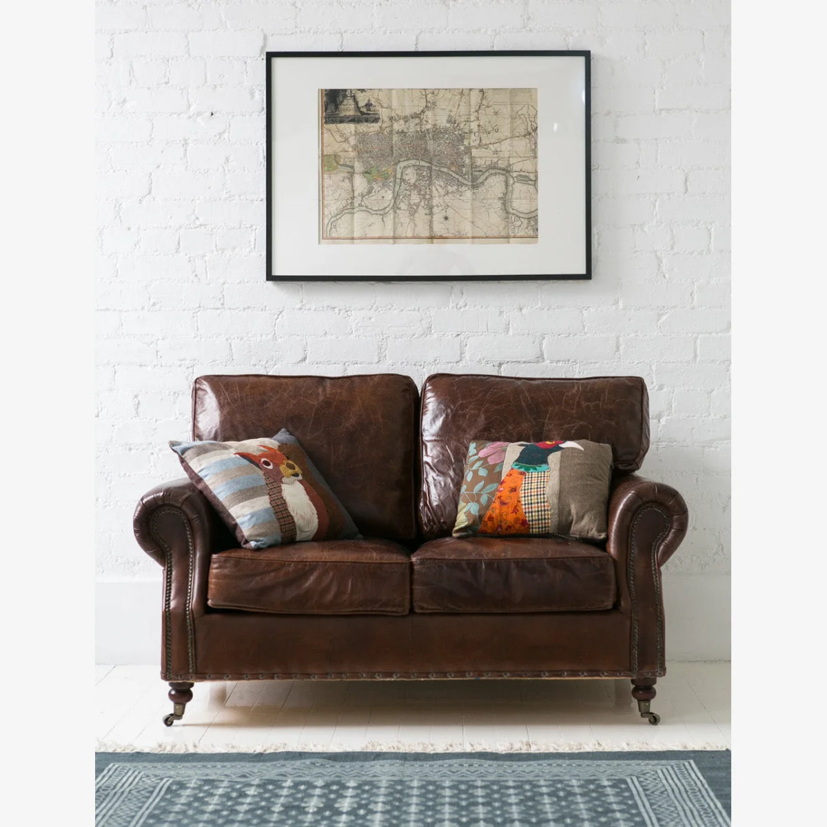 Vintage Leather Sofa - 2 Seater – image 1