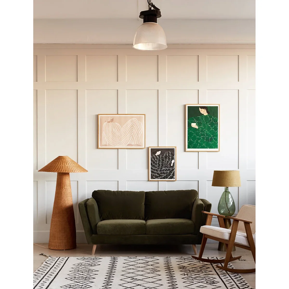 Richmond Sofa 2 Seater Pine Green Classic Velvet – image 2