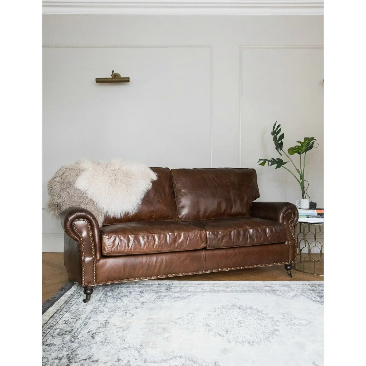 Vintage Leather Sofa - 3 Seater – image 3