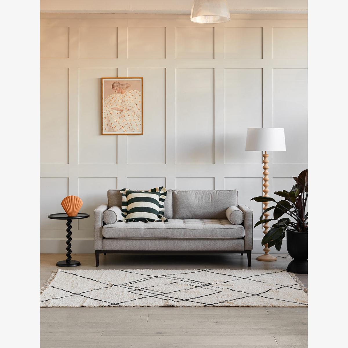 Swyft Model 02 Sofa - 2 Seater Linen Pumice – image 1