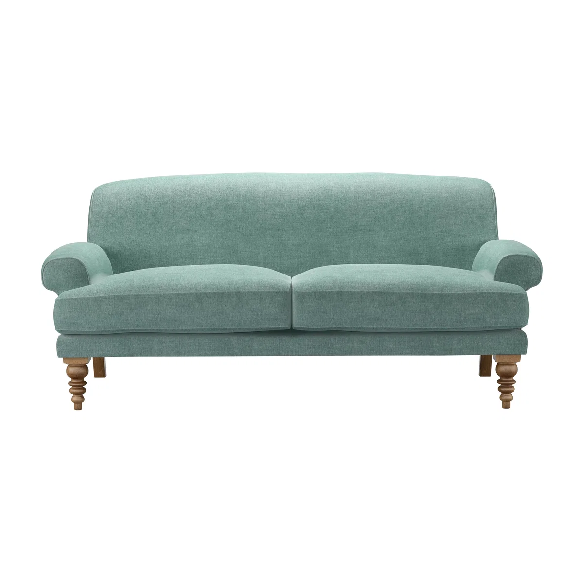 Saturday 2.5 Seat Sofa (breaks down) in Sea Spray Aquaclean Clever Chenille – image 1