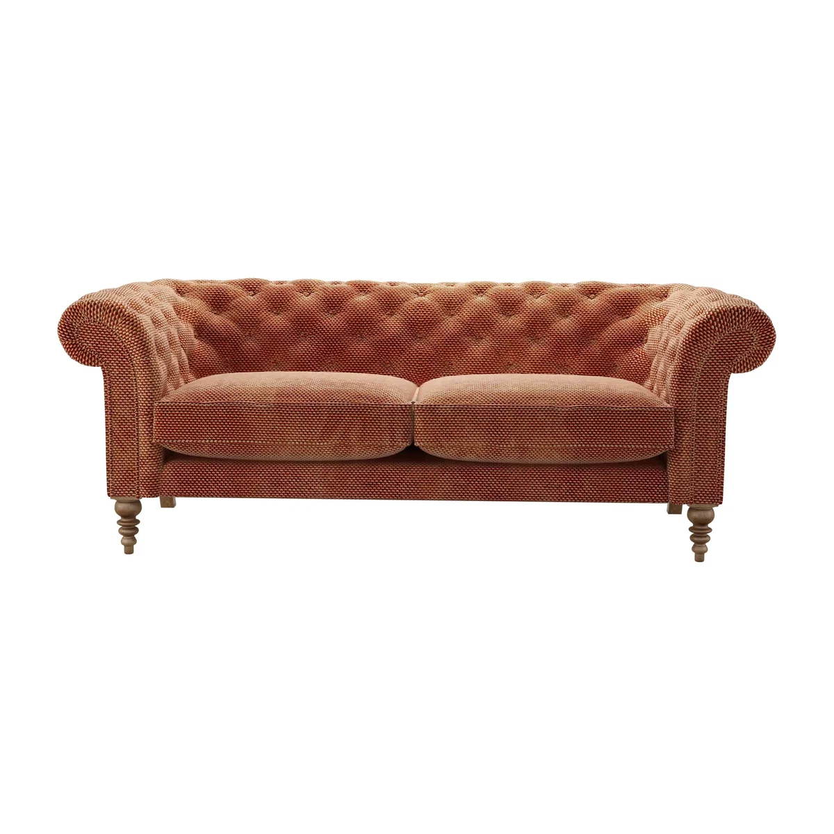 Oscar 3 Seat Sofa in Pomegranate Bubble Velvet – image 1