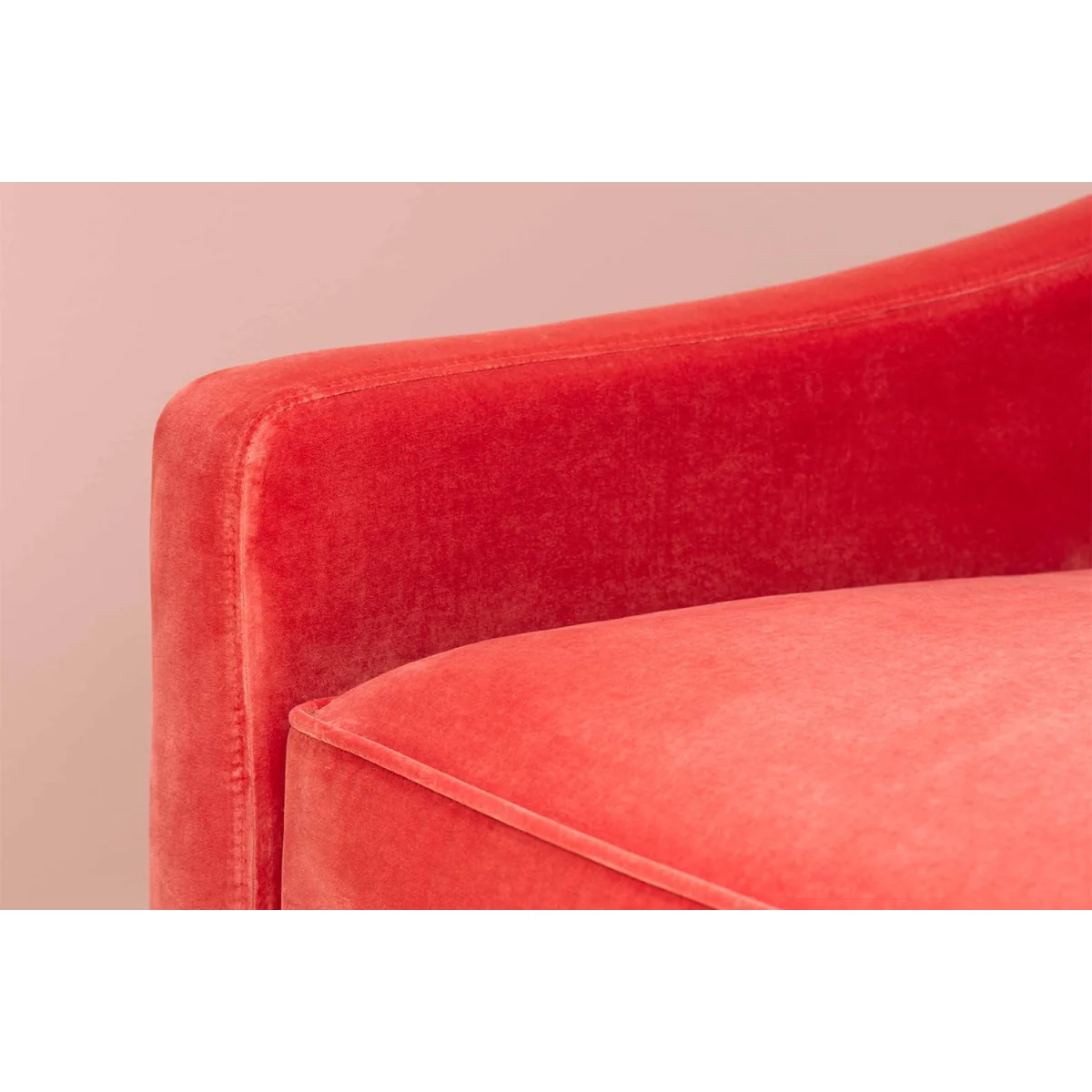 Iggy 2.5 Seat Sofa (breaks down) in Brick Aquaclean Clever Velvet – image 3