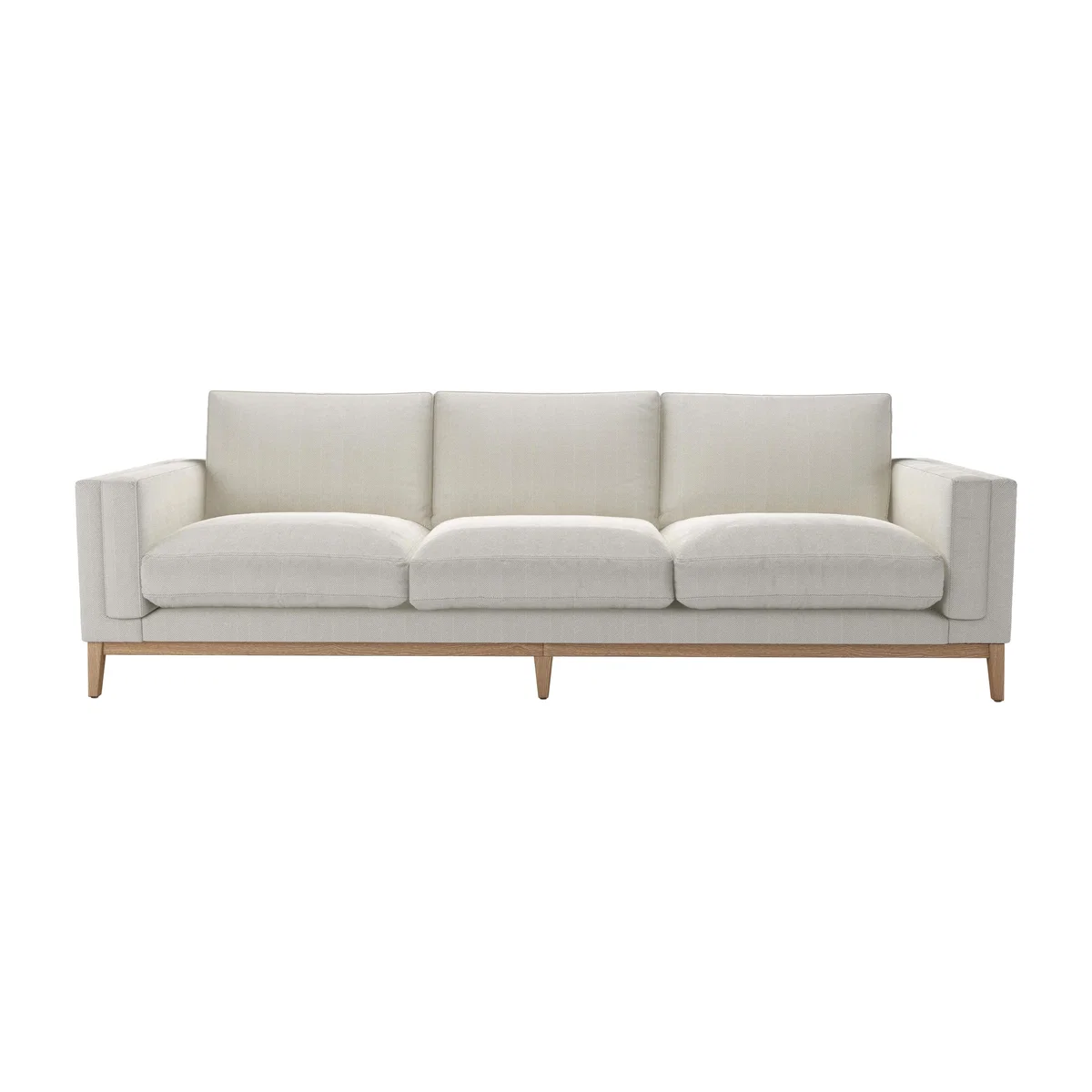 Costello 4 Seat Sofa in Clay House Herringbone Weave – image 1