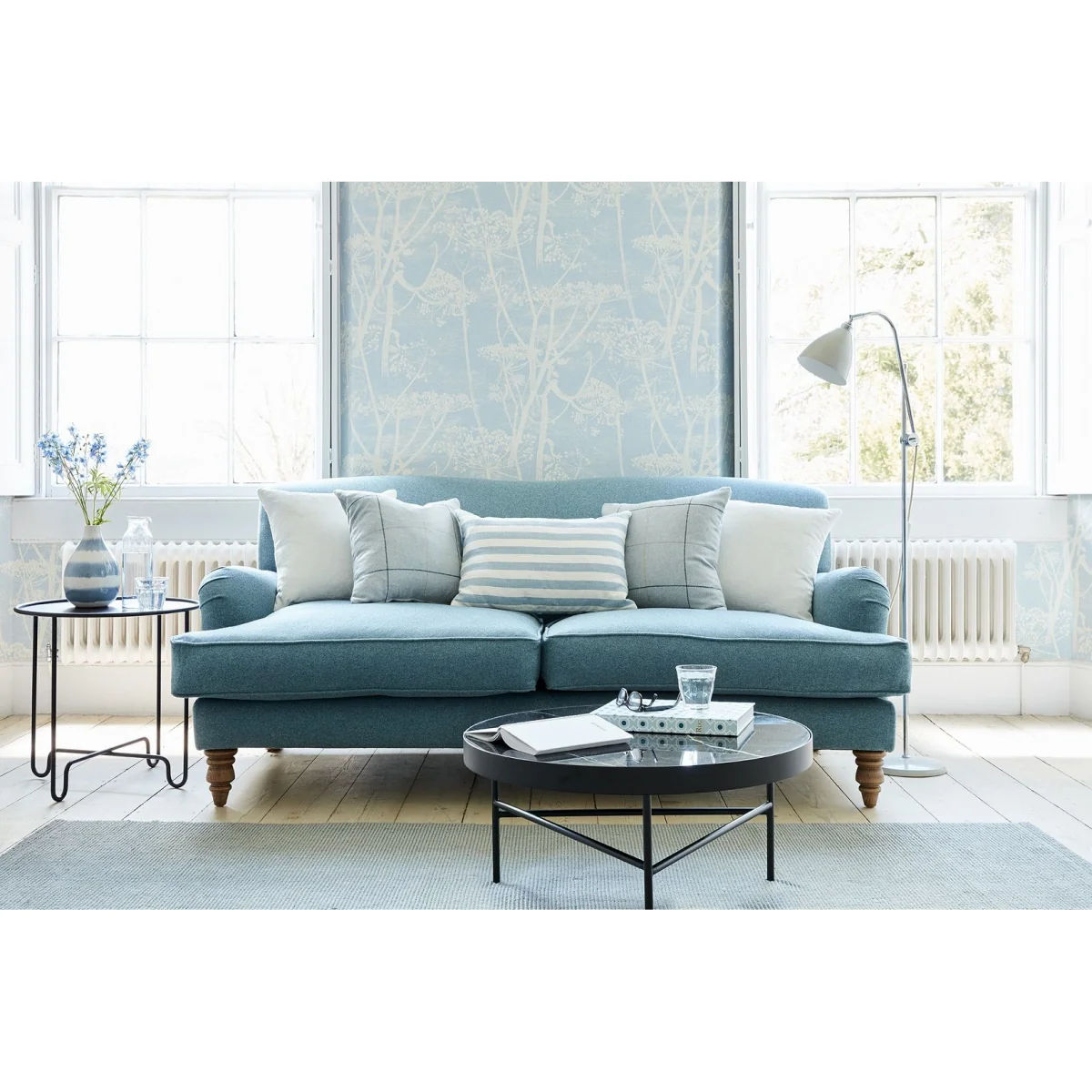 Snowdrop 2.5 Seat Sofa in Celadon Easy Cotton – image 3