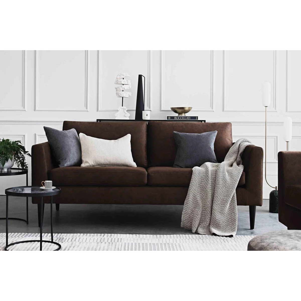Jude 2 Seat Sofa in Cliff Soft Weave – image 3