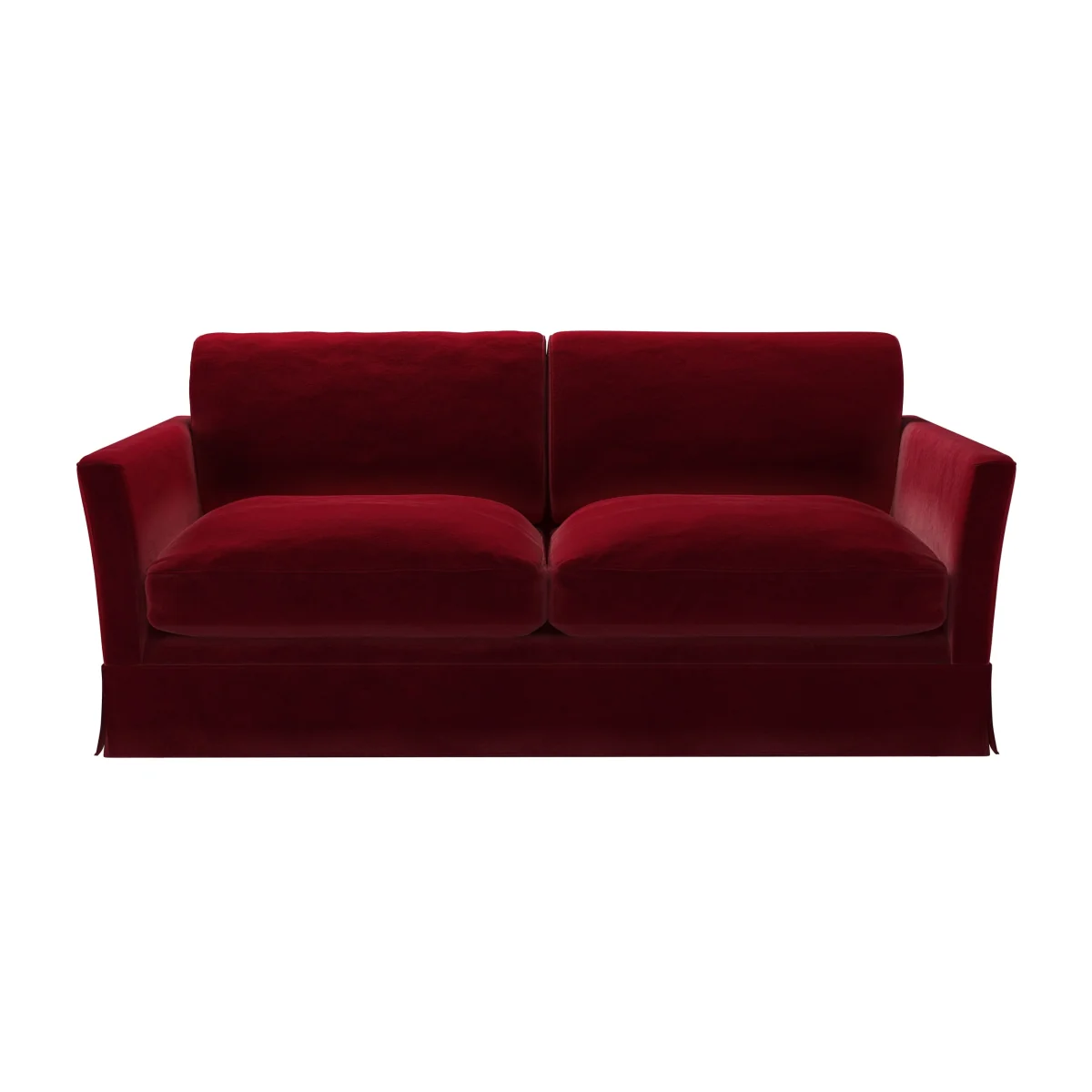 Otto 2.5 Seat Sofa in Malbec Cotton Matt Velvet – image 1