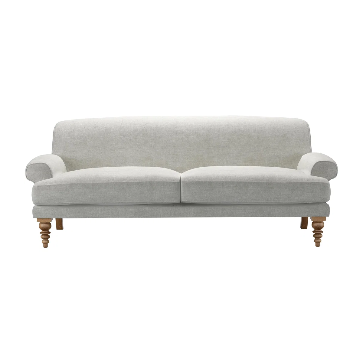 Saturday 3 Seat Sofa in Fog Aquaclean Clever Chenille – image 1