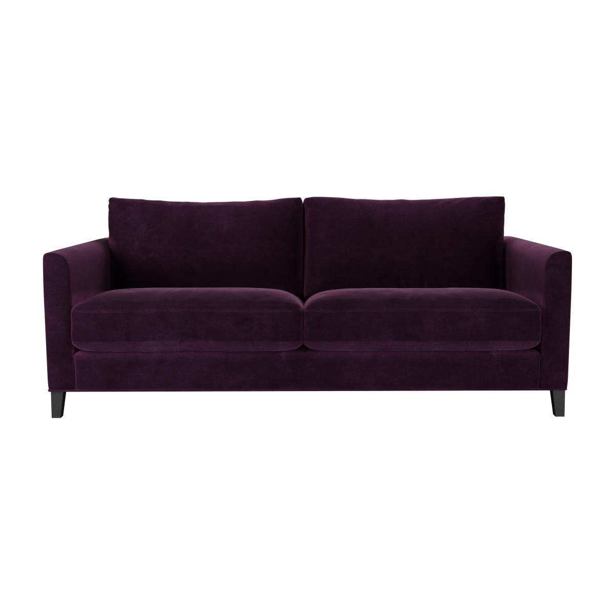 Izzy 3 Seat Sofa in Damson Smart Velvet – image 1