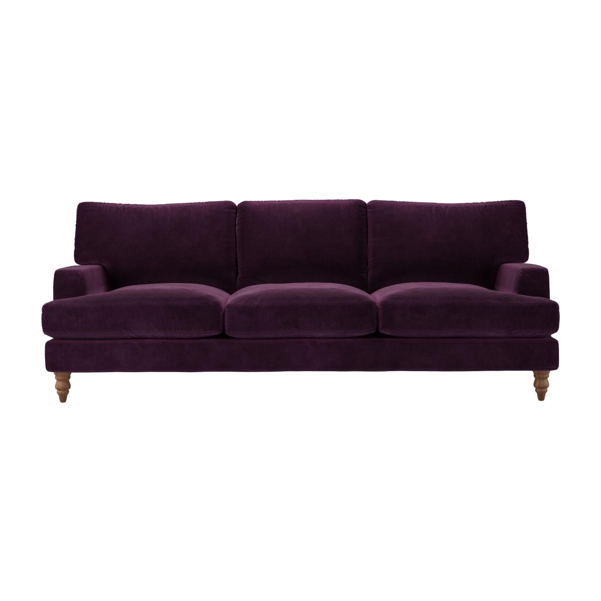 Isla 4 Seat Sofa in Damson Smart Velvet – image 1