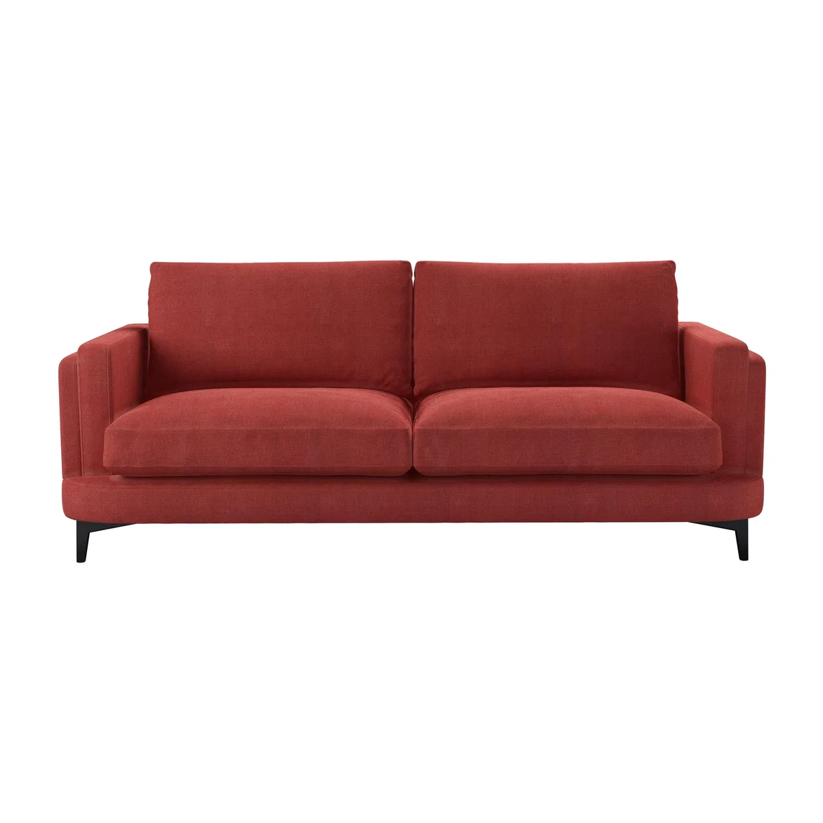 Boston Squared Arm 3 Seat Sofa in Indian Summer Easy Cotton – image 1