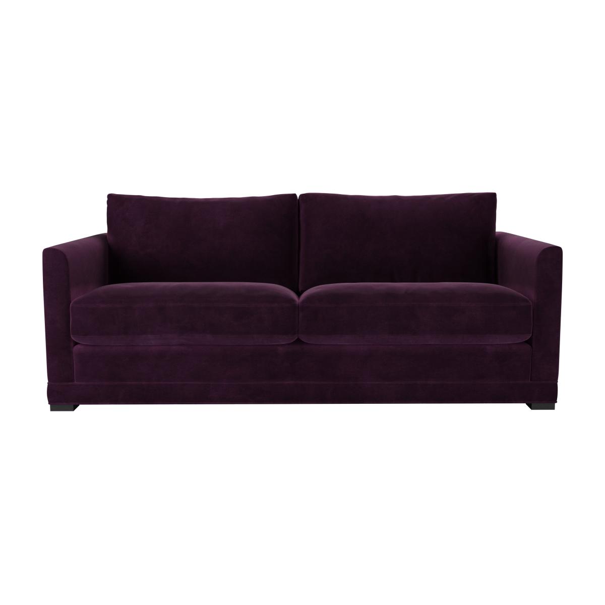 Aissa 3 Seat Sofa in Damson Smart Velvet – image 1