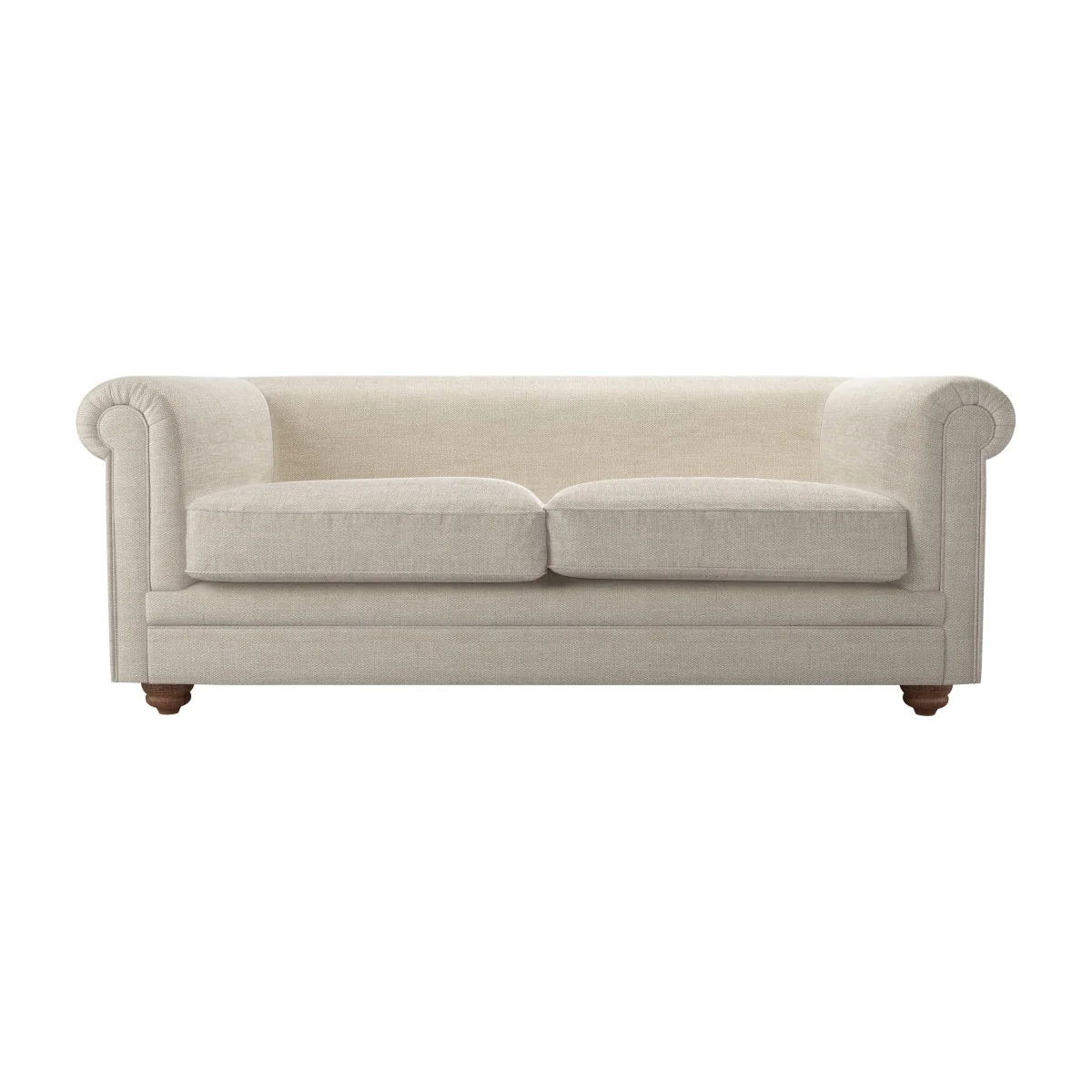 Patrick Unbuttoned 2.5 Seat Sofa in Jasmine Silky Jacquard Weave – image 1
