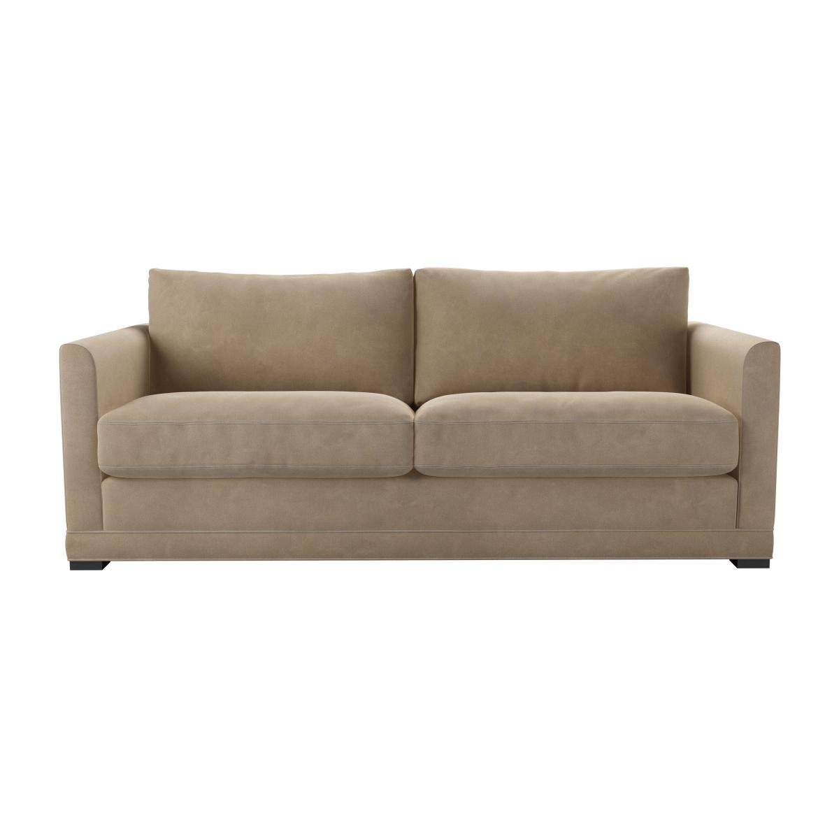 Aissa 3 Seat Sofa in Fawn Aquaclean Clever Velvet – image 1