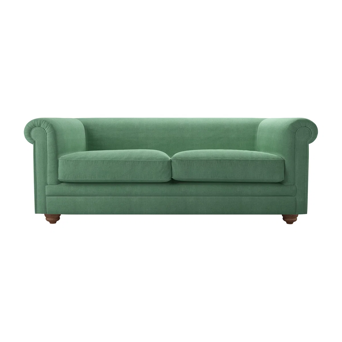 Patrick Unbuttoned 2.5 Seat Sofa in Celadon Easy Cotton – image 1