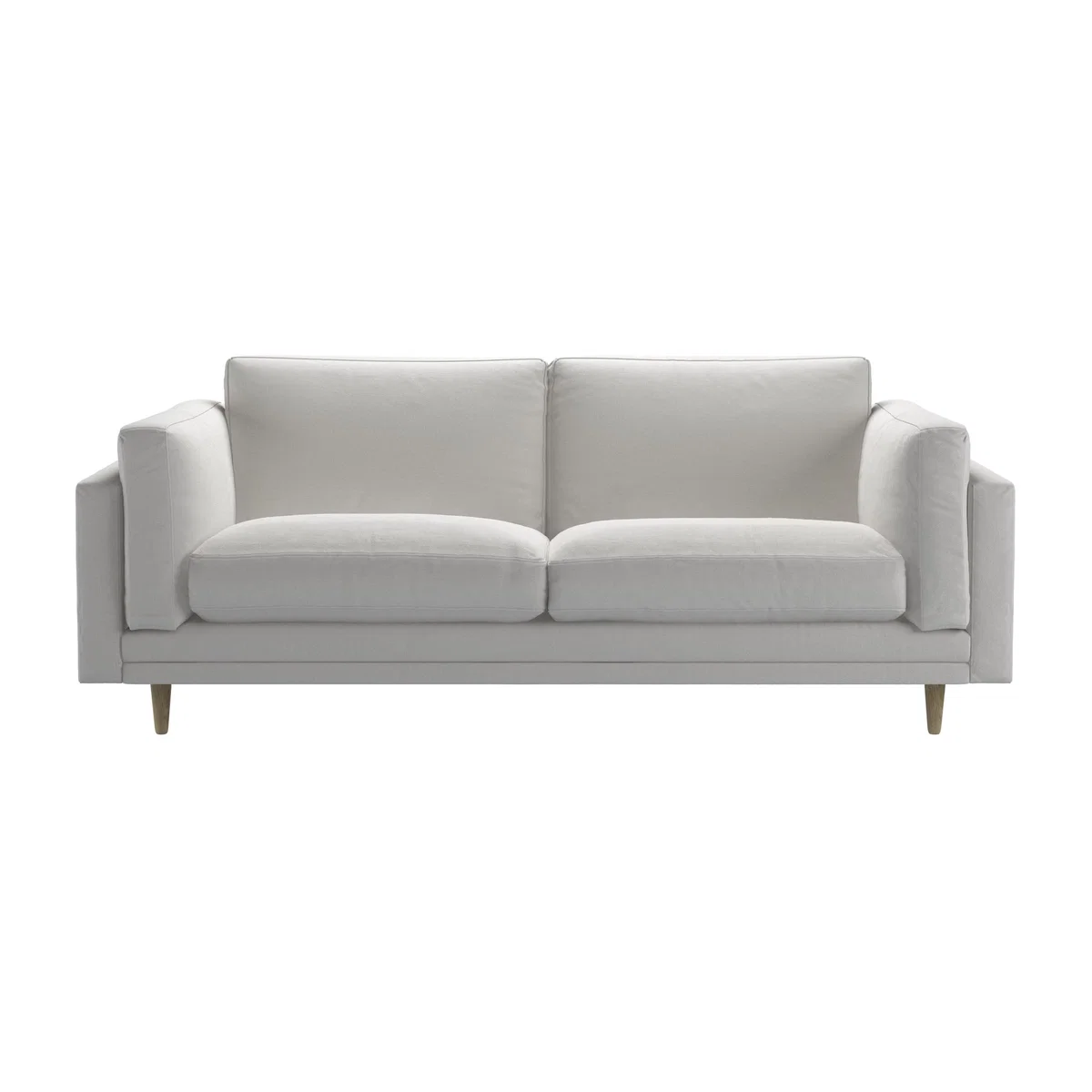 Marco 2.5 Seat Sofa in Alabaster Brushed Linen Cotton – image 1