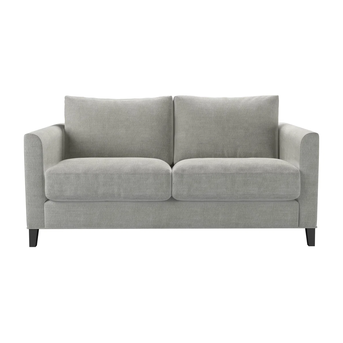 Izzy 2 Seat Sofa (breaks down) in Fog Aquaclean Clever Chenille – image 1