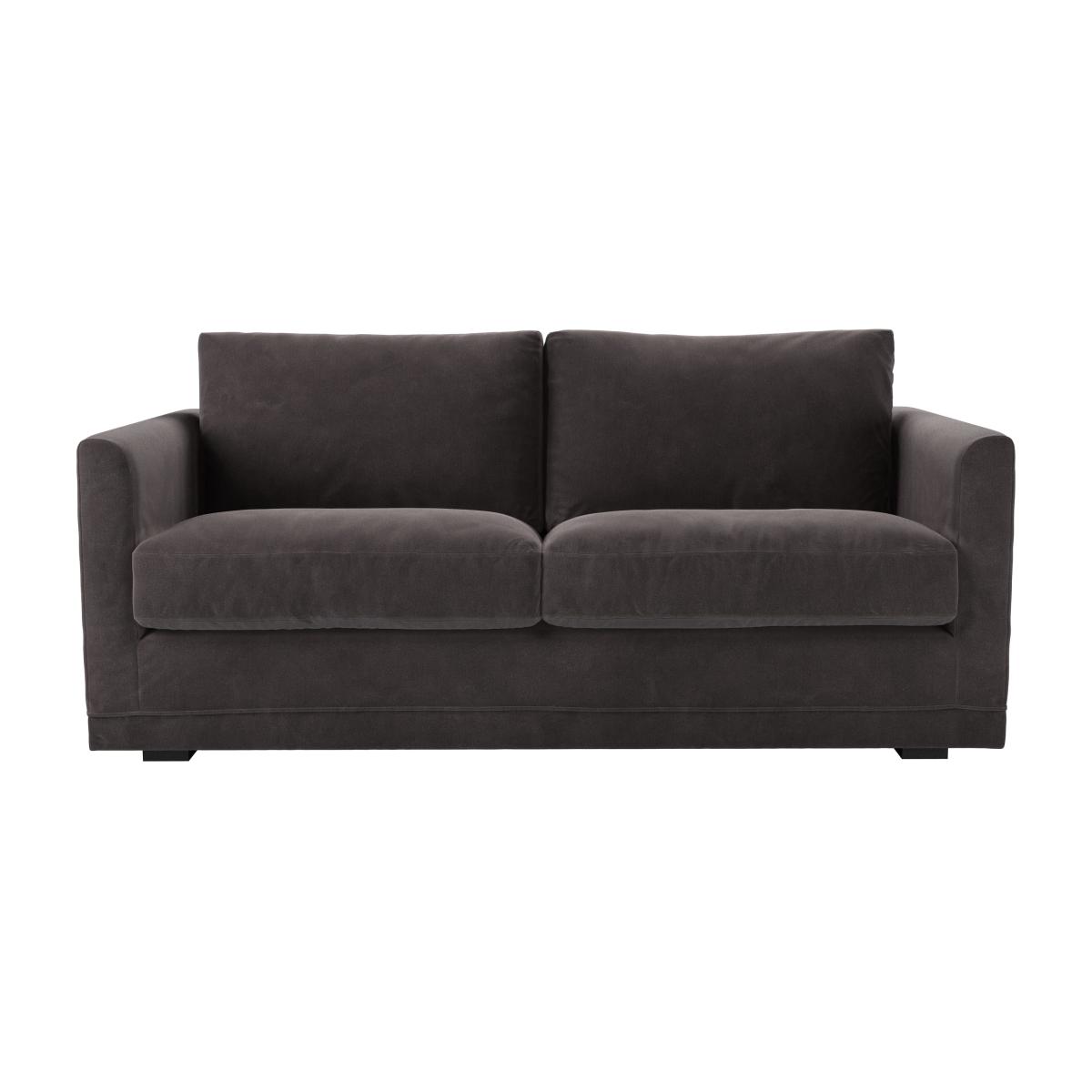 Aissa 2.5 Seat Sofa with removable cover in Shale Aquaclean Clever Velvet – image 1