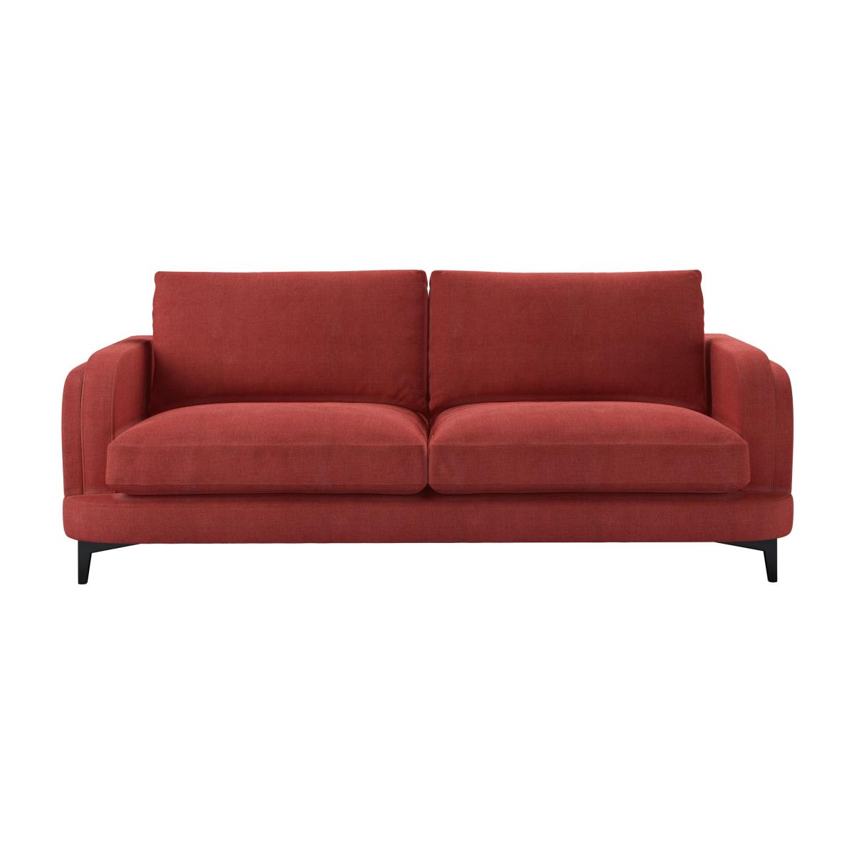 Boston Curved Arm 3 Seat Sofa in Indian Summer Easy Cotton – image 1