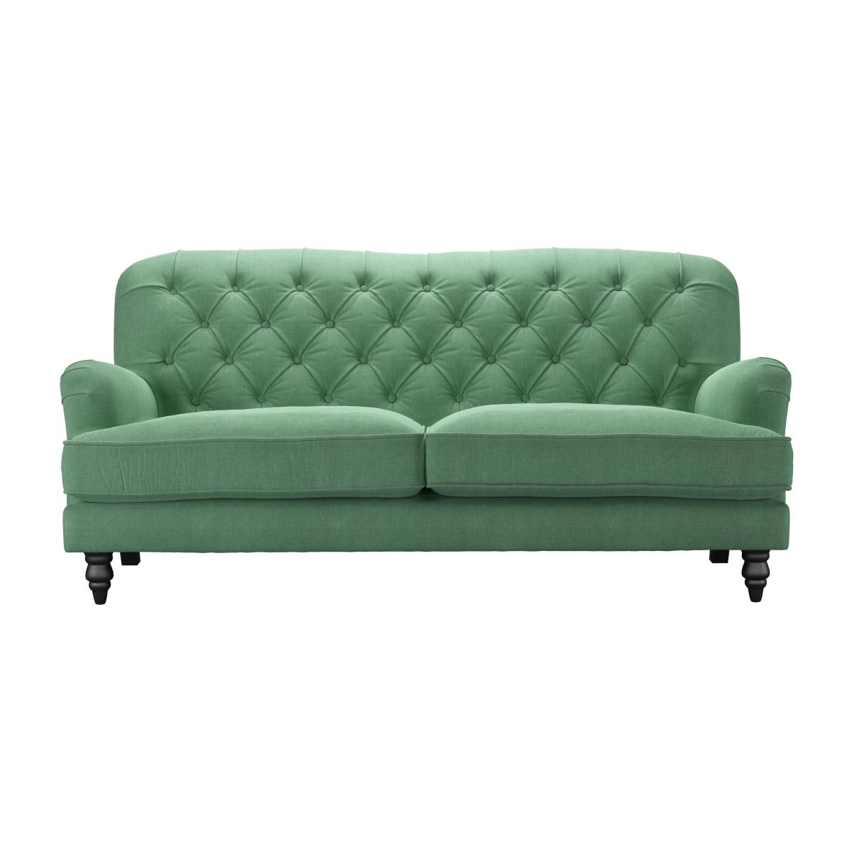 Snowdrop Button Back 3 Seat Sofa in Celadon Easy Cotton – image 1