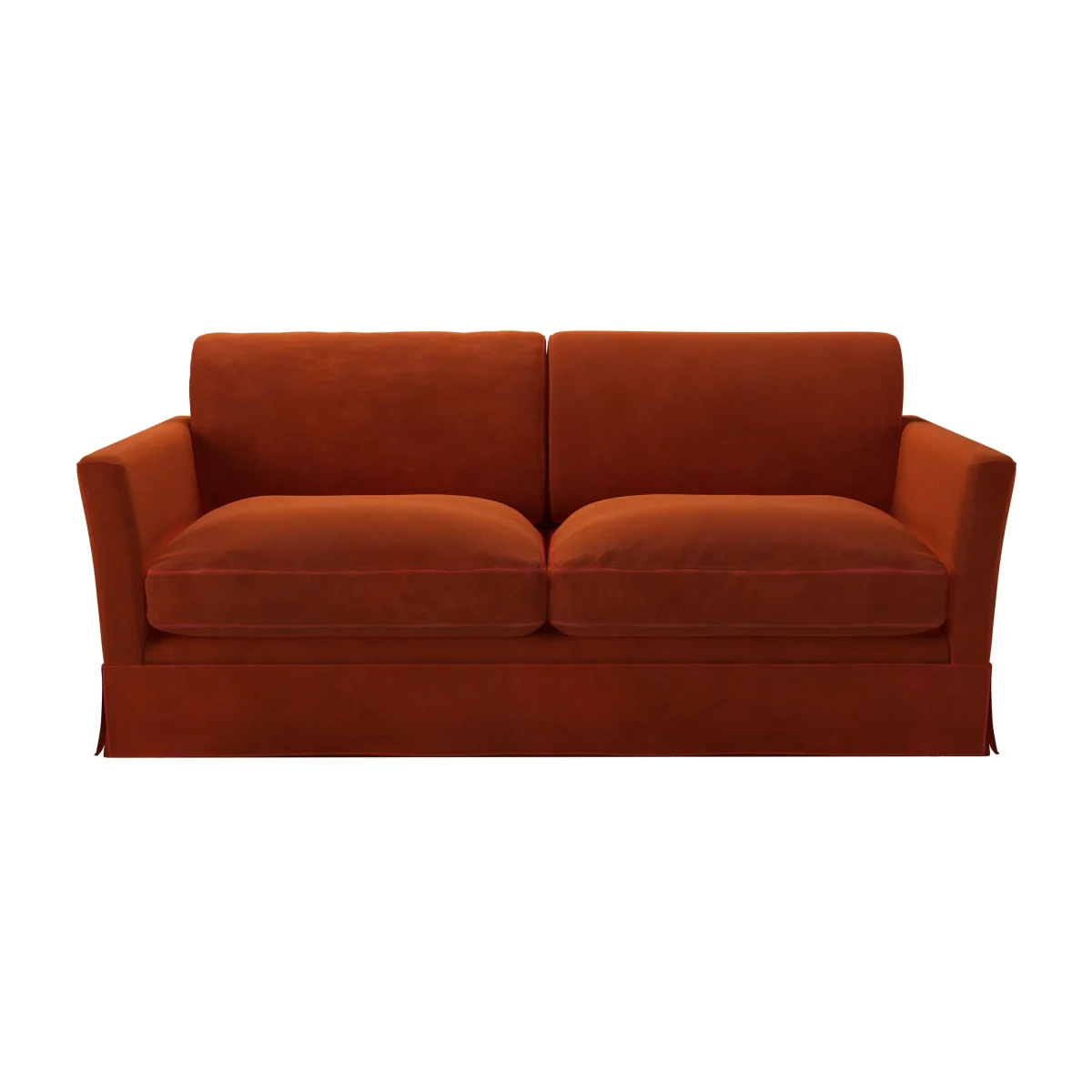 Otto 2.5 Seat Sofa in Brick Aquaclean Clever Velvet – image 1