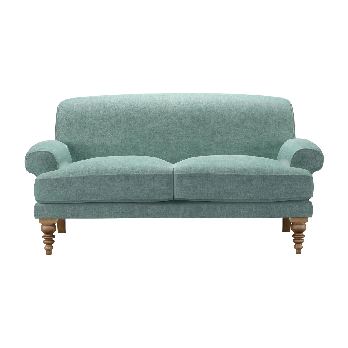 Saturday 2 Seat Sofa (breaks down) in Sea Spray Aquaclean Clever Chenille – image 1