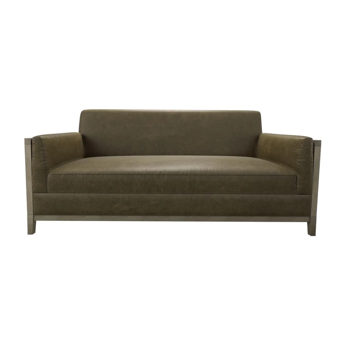 Chester 2.5 Seat Sofa in Dark Moss Antique Leather – image 1