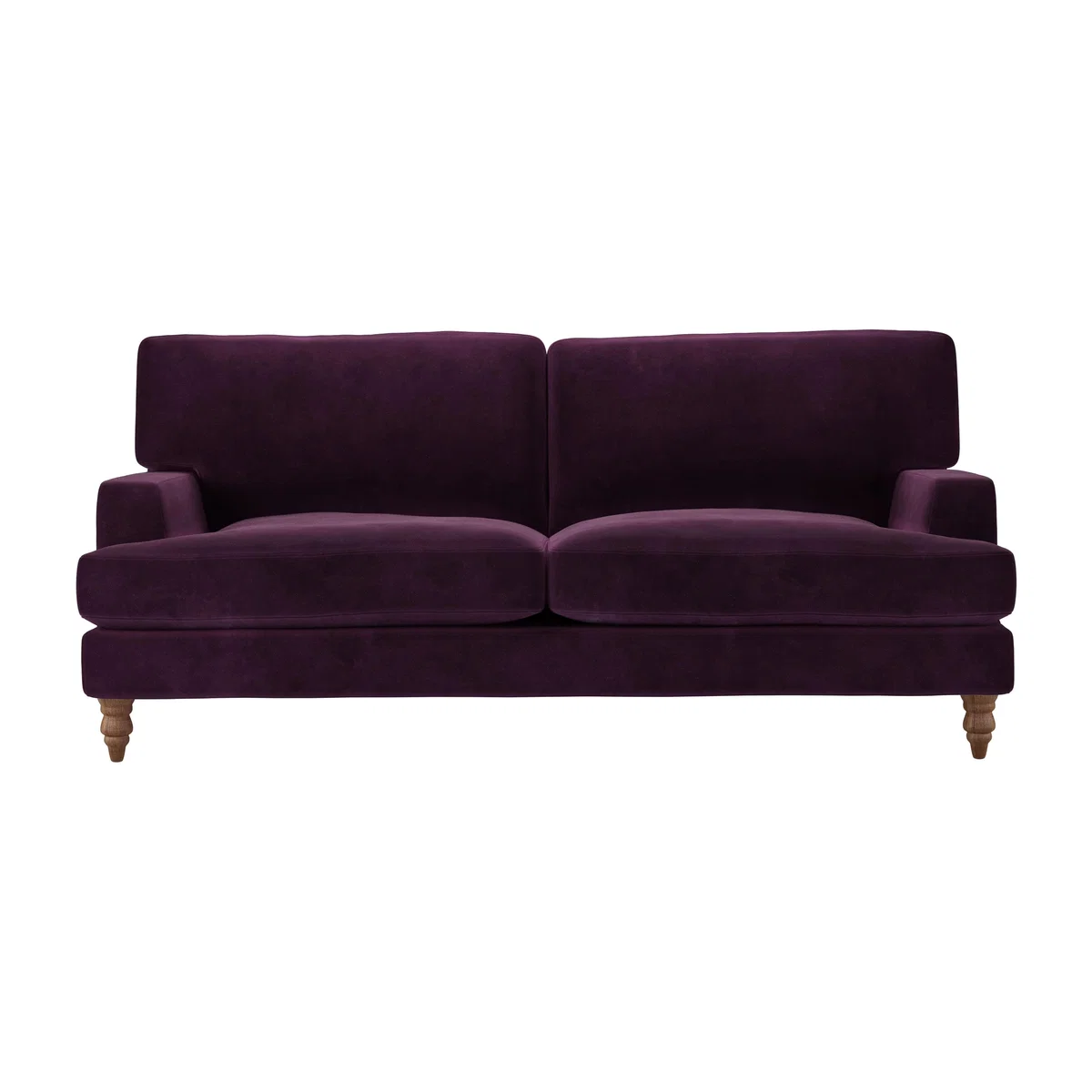 Isla 3 Seat Sofa in Damson Smart Velvet – image 1