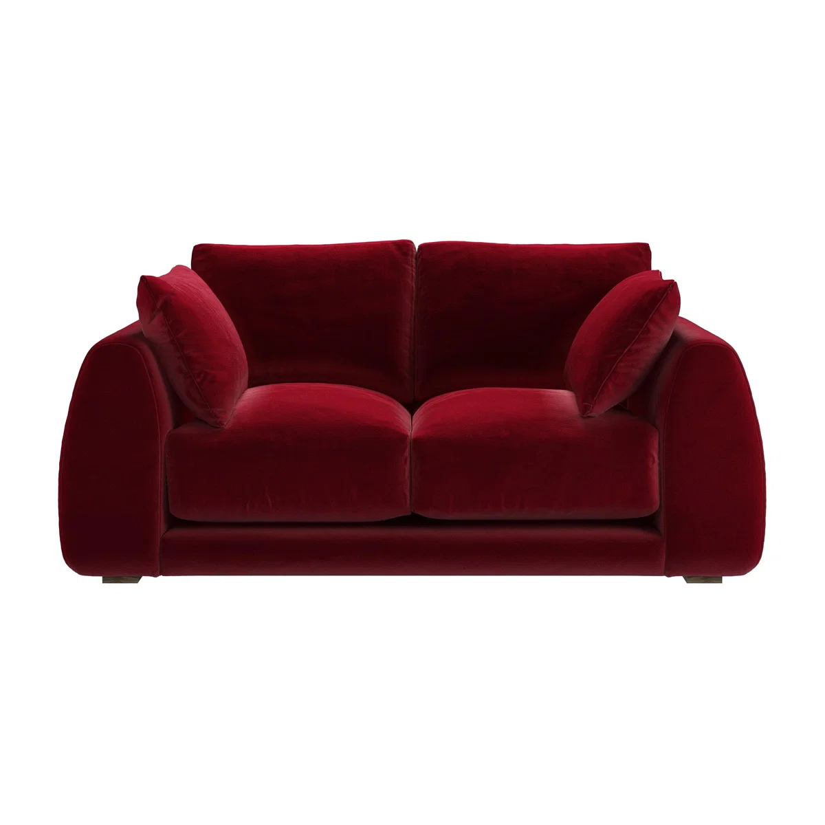 Carmel 2.5 Seat Sofa in Malbec Cotton Matt Velvet – image 1