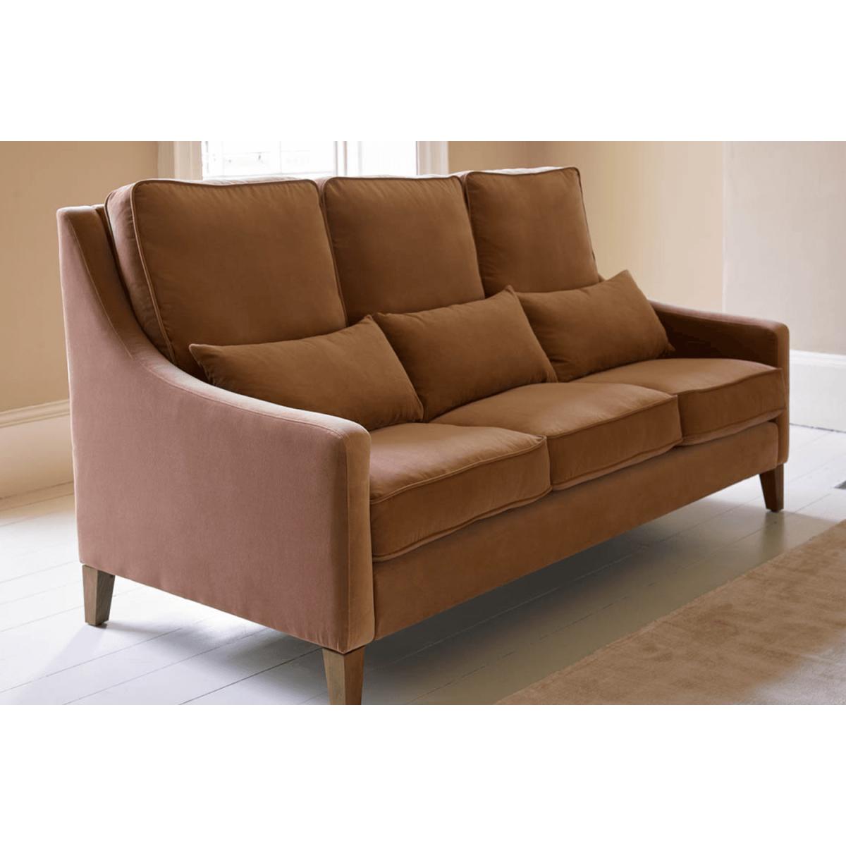 High Back Iggy 2.5 Seat Sofa in Celadon Easy Cotton – image 4