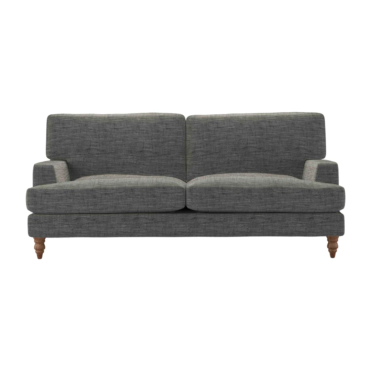 Isla 3 Seat Sofa in Liquorice Baylee Multi-Tone Viscose Linen – image 1